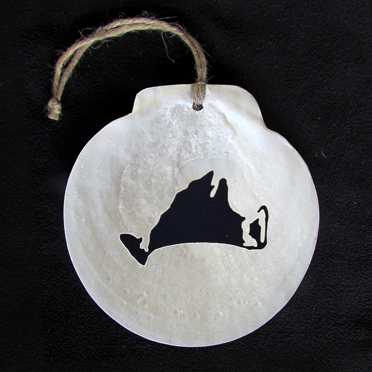 Scallop Shell Ornament - Marthas Vineyard