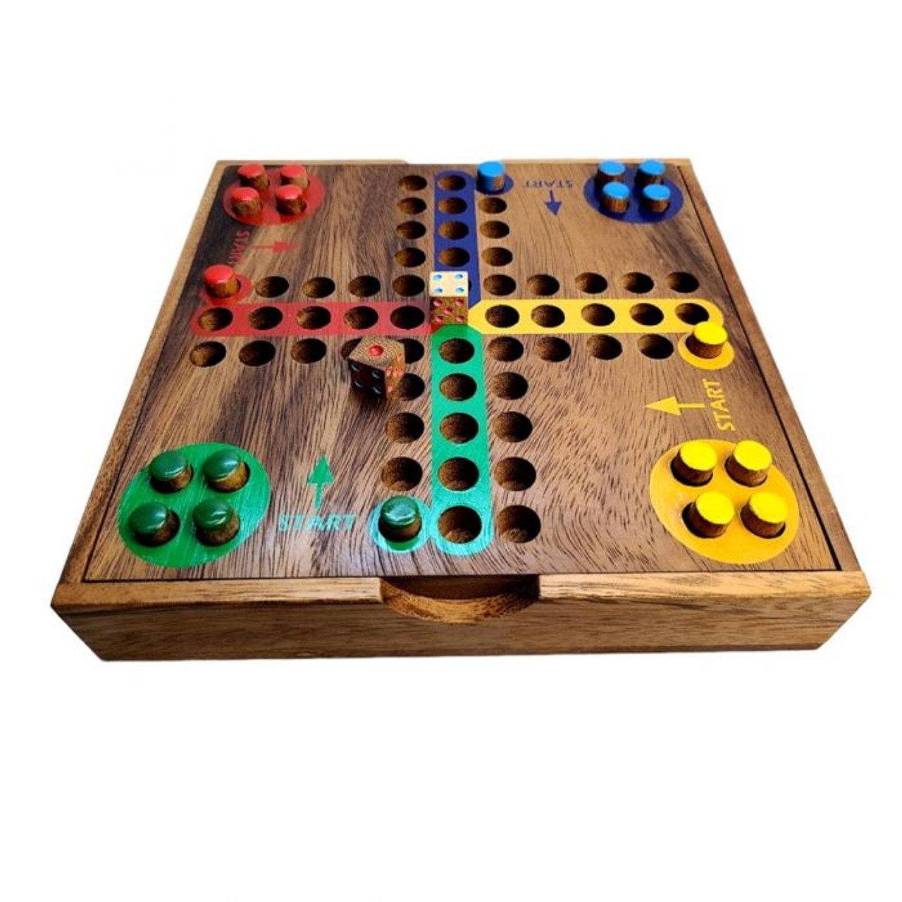 Ludo or Aggravation game (large) - Pura Vida Home + Gift