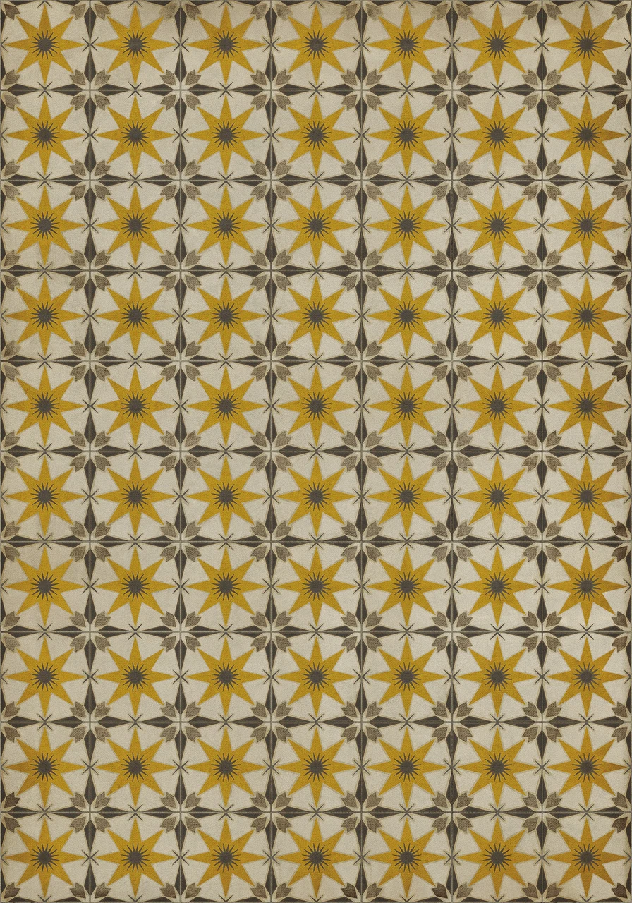 Pattern 72 Raconteur - vinyl floor cloth size 84x120