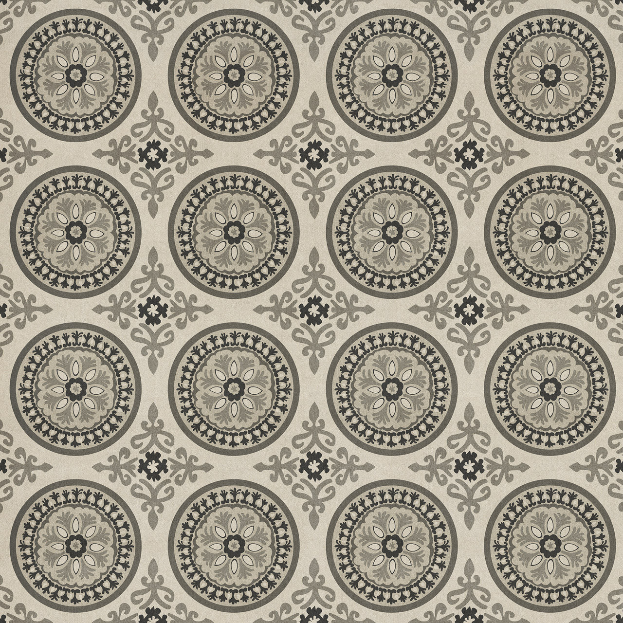 Pattern 43 Peace - vinyl floor cloth sizes 60x60, 72x72, 84x84