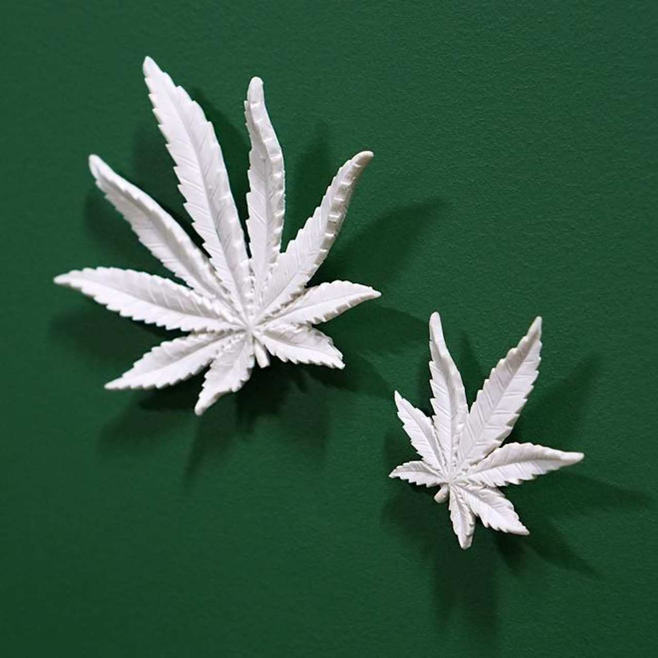 this is the weed leaf stencils set