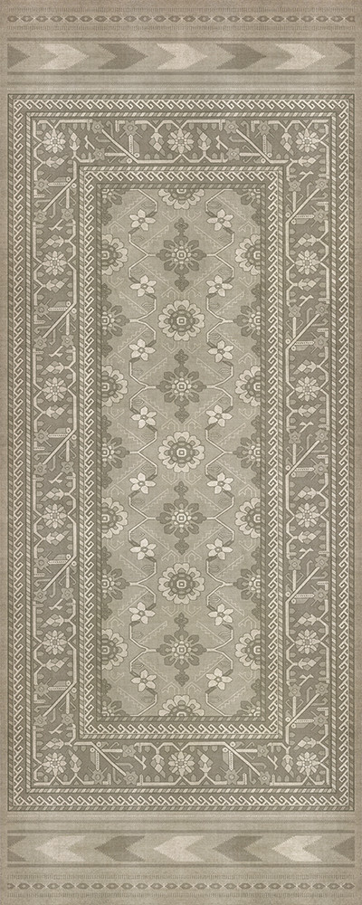 Balouch Durrbano - vinyl floor cloth sizes 36x90, 30x75