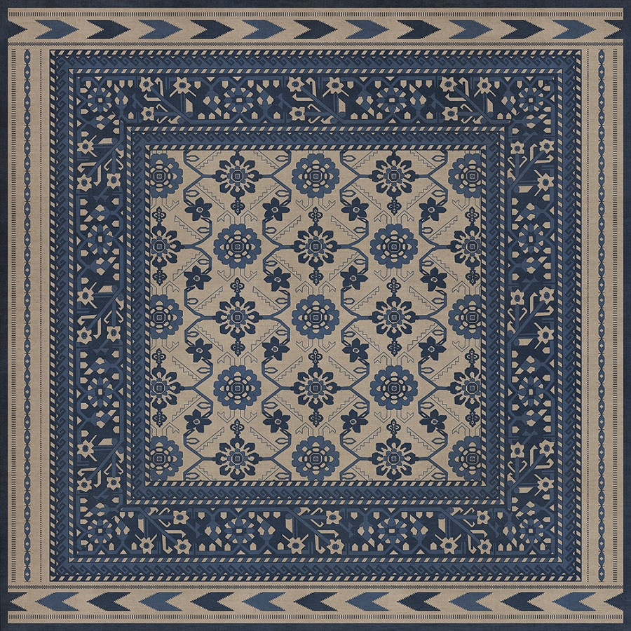Balouch Ganjul - vinyl floor cloth 60x60