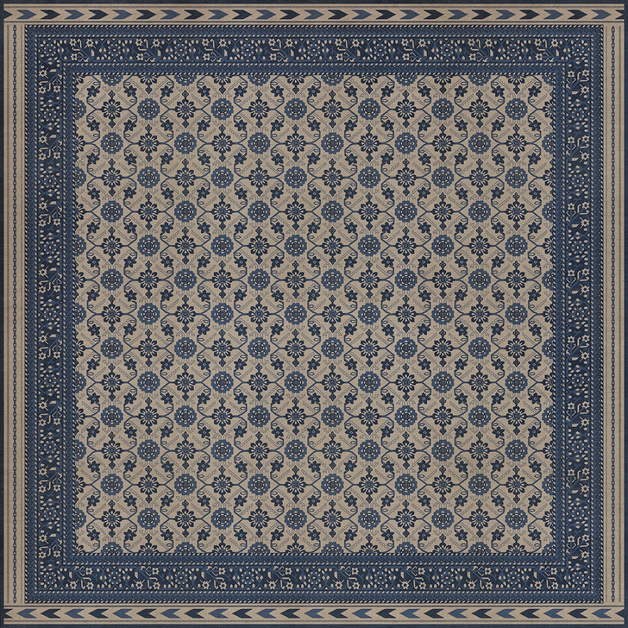 Balouch Ganjul - vinyl floor cloth 120x120