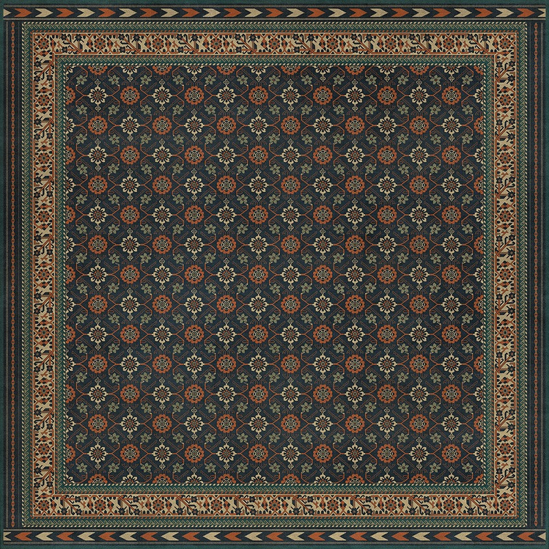 Balouch Sambay - vinyl floor cloth 120x120