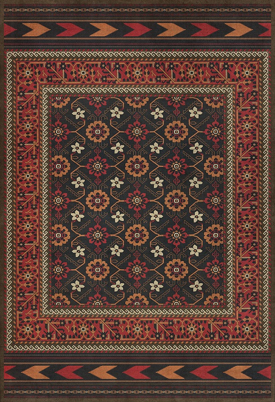 Balouch Lalen - vinyl floor cloth 52x76