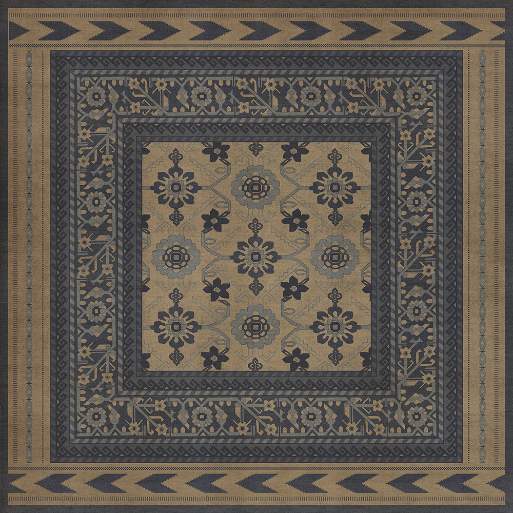 Balouch Nodakk - vinyl floor cloth 48x48