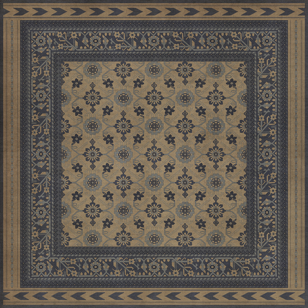 Balouch Nodakk - vinyl floor cloth 72x72