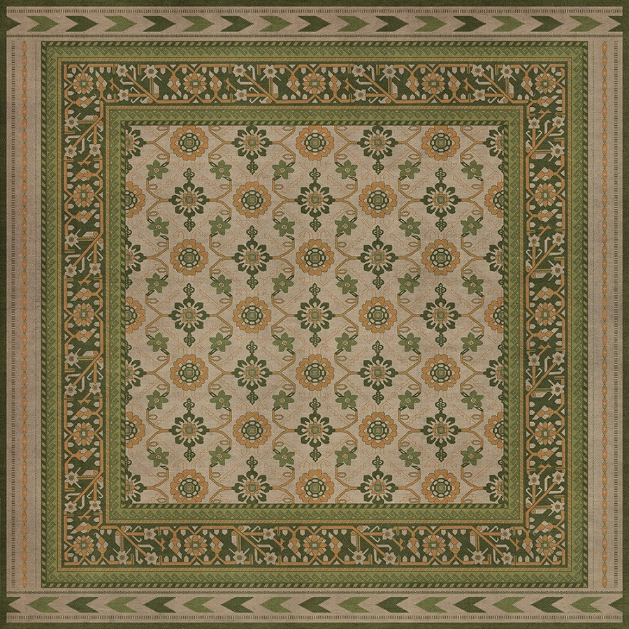 Balouch Zargul - vinyl floor cloth 72x72