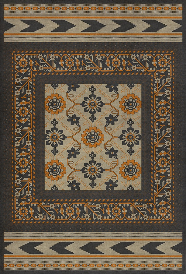 Balouch Zargul - vinyl floor cloth sizes 30x44, 38x56