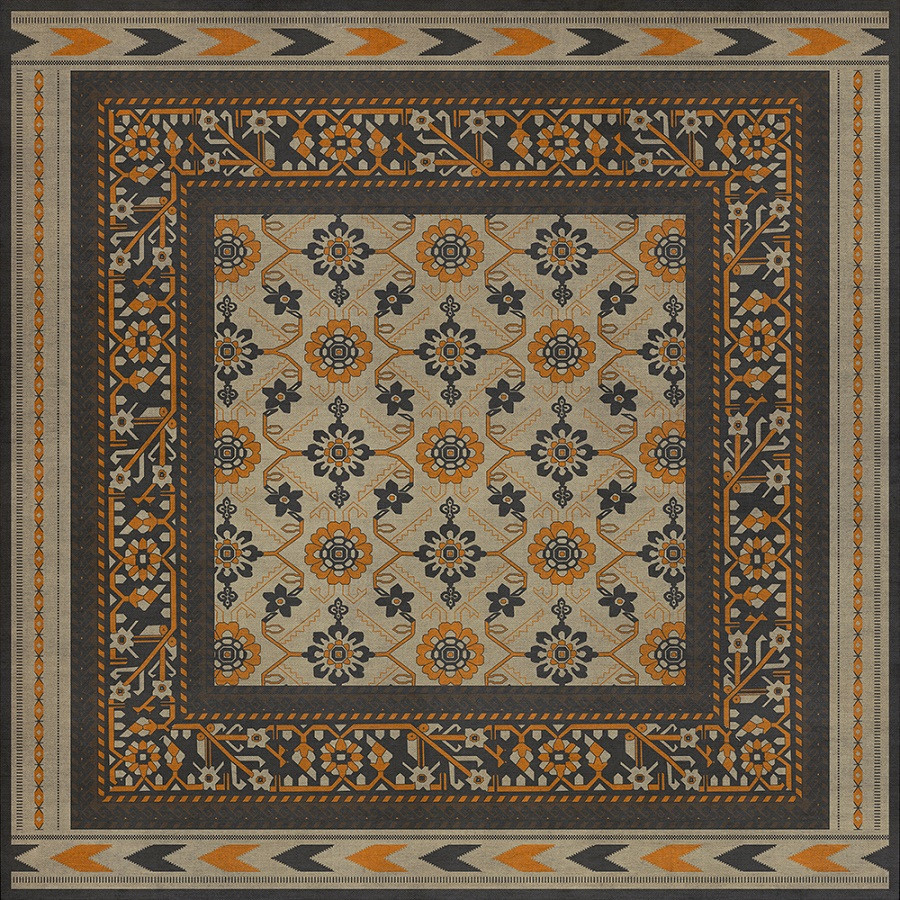 Balouch Zargul - vinyl floor cloth 60x60