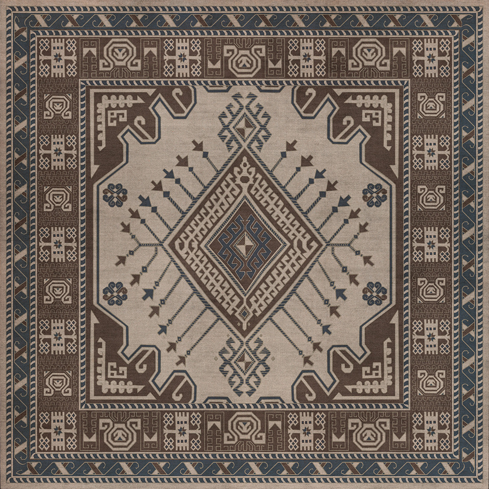 Bergama Adnan - vinyl floor cloth 48x48