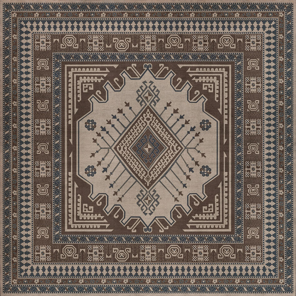 Bergama Adnan - vinyl floor cloth 96x96