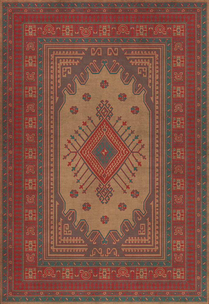 Bergama Altan - vinyl floor cloth 96x140
