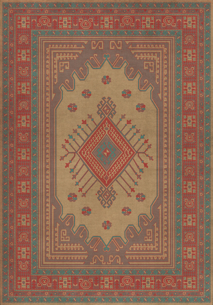 Bergama Altan - vinyl floor cloth 84x120