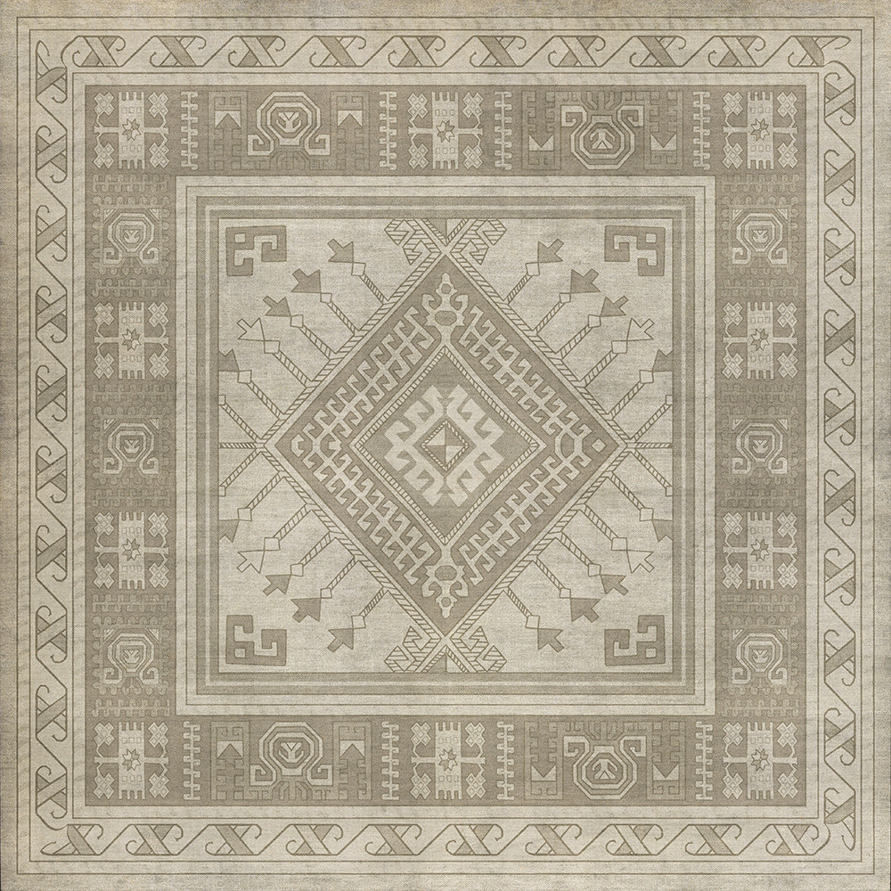 Bergama Azra - vinyl floor cloth 36x36