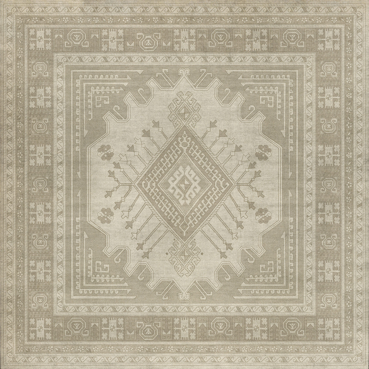 Bergama Azra - vinyl floor cloth 84x84