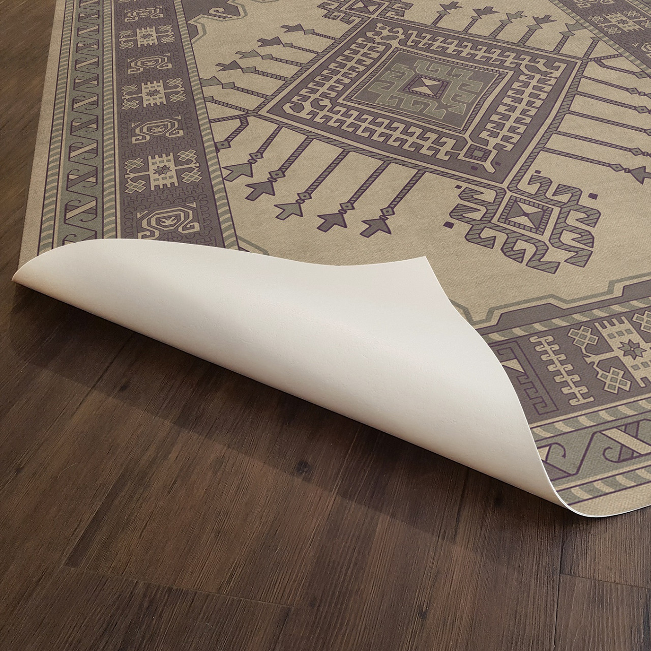 Bergama Didem - vinyl floor cloth underside