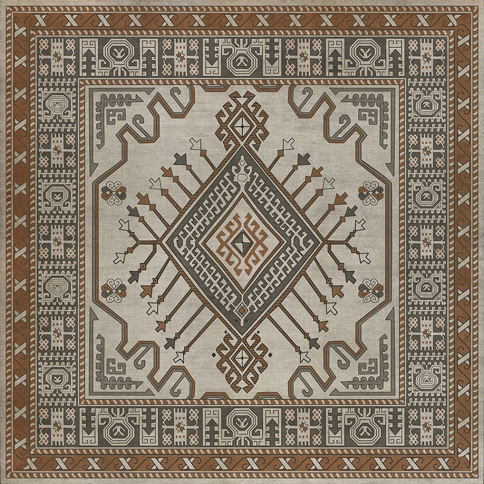 Bergama Emir - vinyl floor cloth 48x48