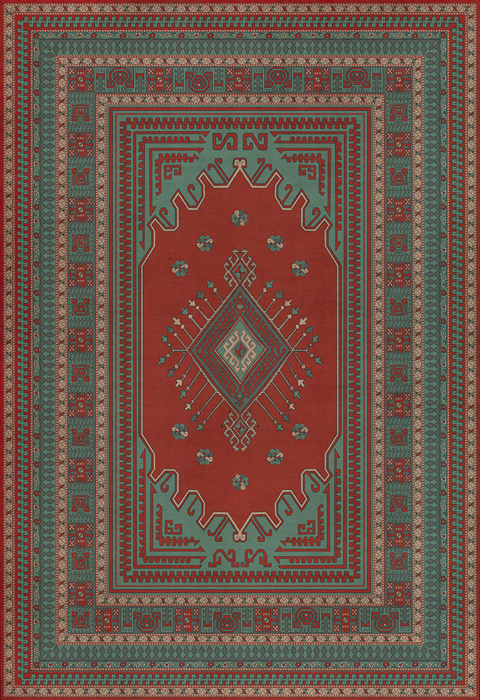 Bergama Ikbal - vinyl floor cloth 120x175