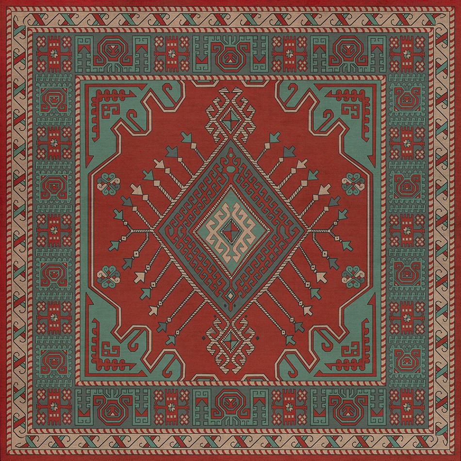 Bergama Ikbal - vinyl floor cloth 48x48