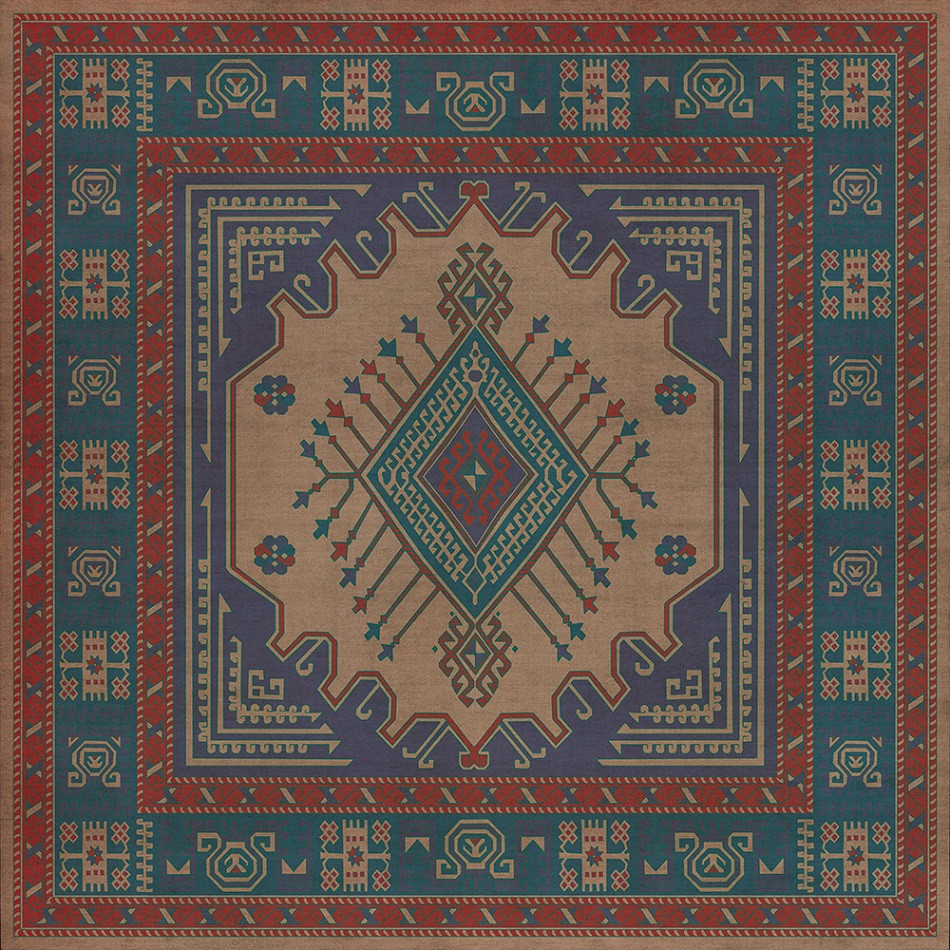 Bergama Makbule - vinyl floor cloth 72x72