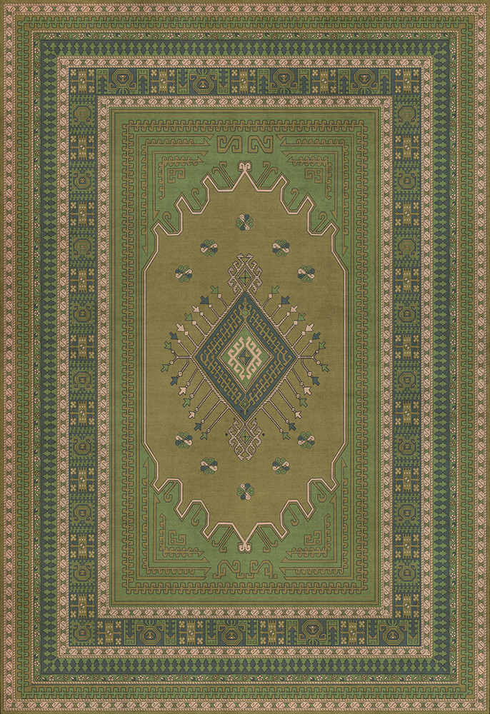 Bergama Pinar - vinyl floor cloth 120x175