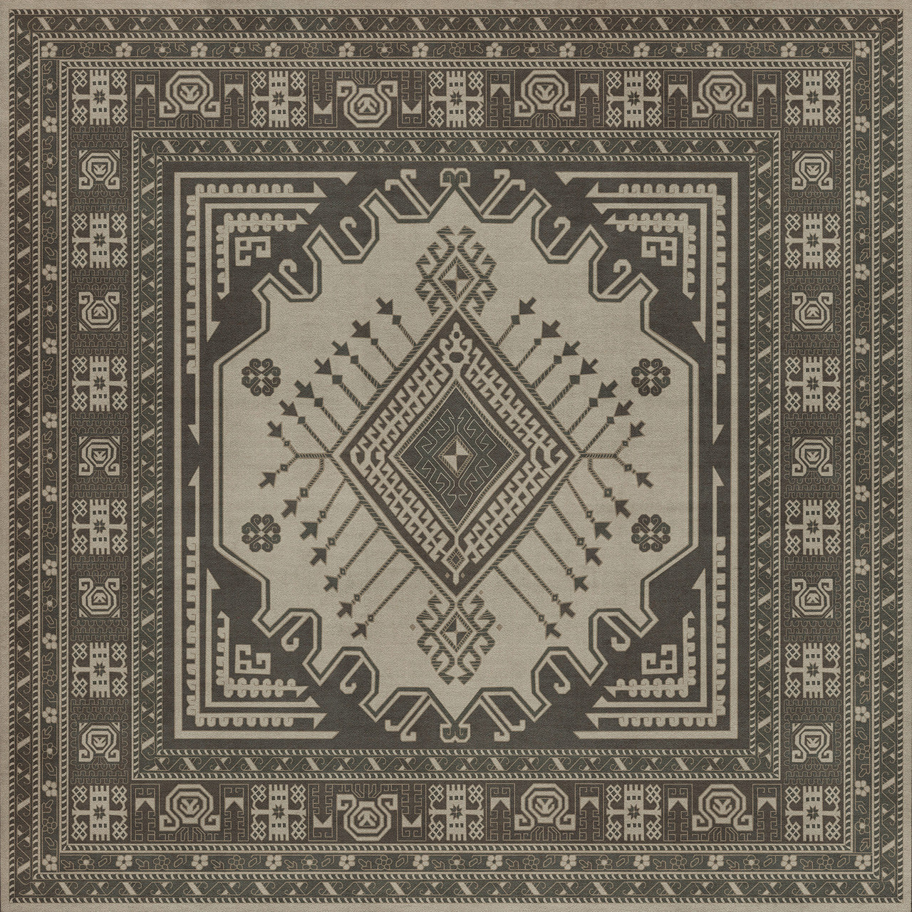 Bergama Seda - vinyl floor cloth 84x84
