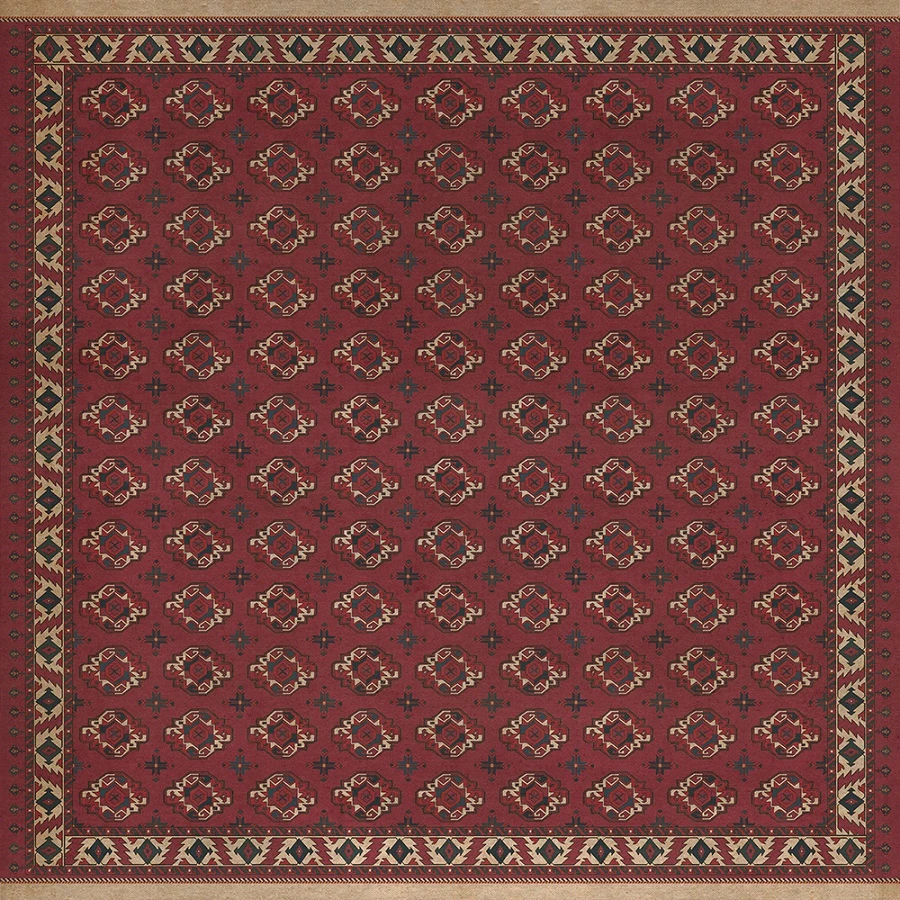 Chuval Gul Nazar - vinyl floor cloth 120x120