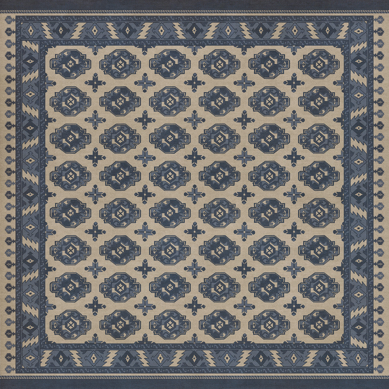 Chuval Gul Safin - vinyl floor cloth 84x84