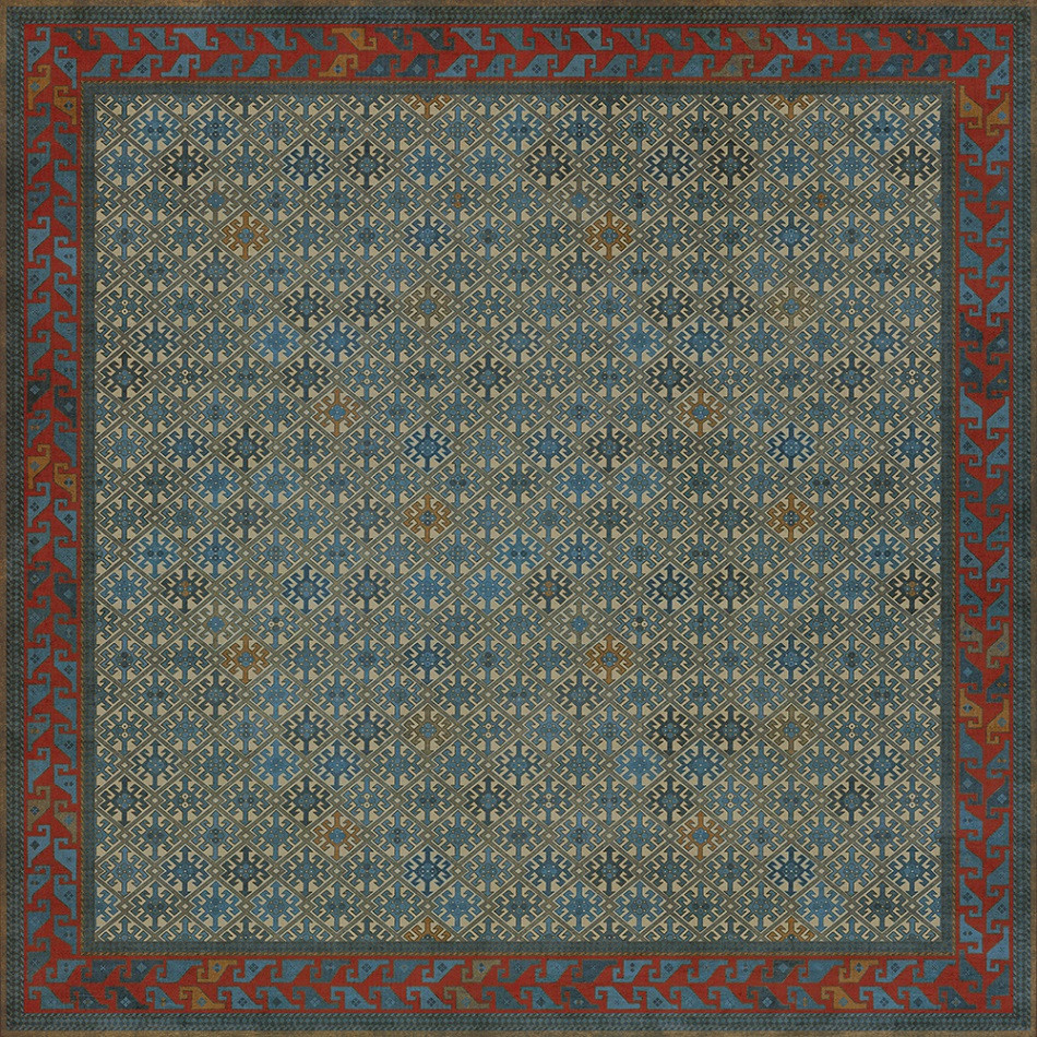 Daghestan Kruta - vinyl floor cloth 120x120