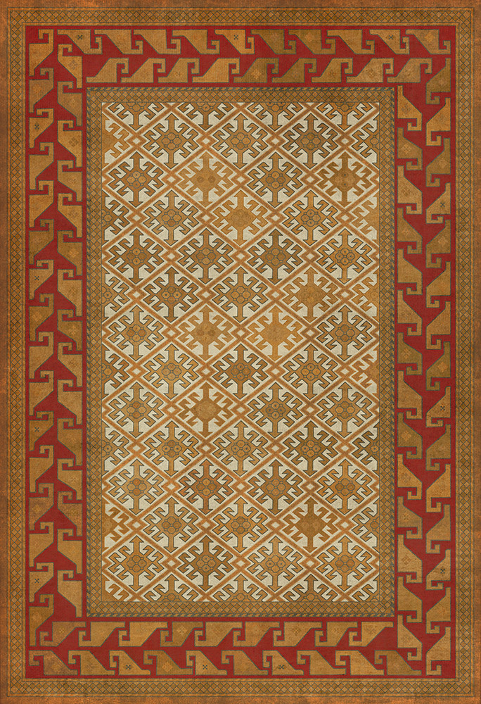Daghestan Oolibka - vinyl floor cloth 52x76