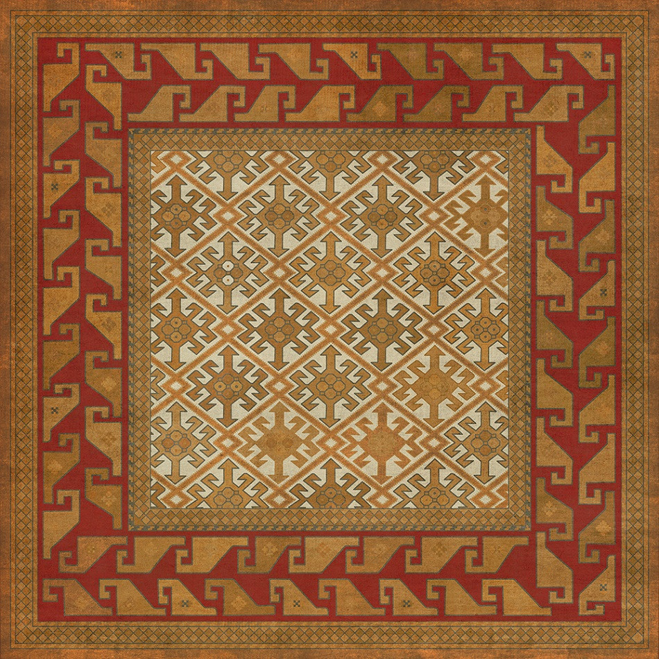 Daghestan Oolibka - vinyl floor cloth 48x48