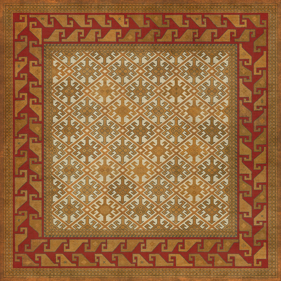 Daghestan Oolibka - vinyl floor cloth 60x60