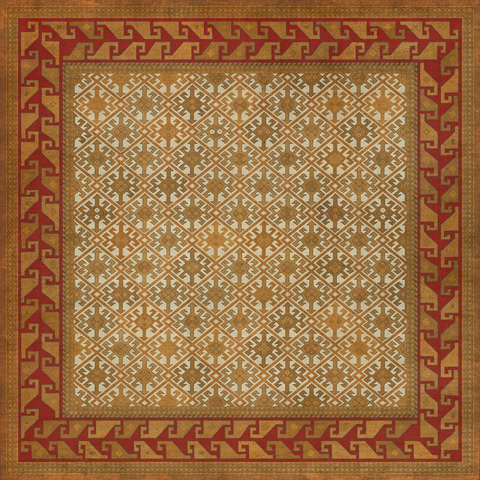 Daghestan Oolibka - vinyl floor cloth 72x72