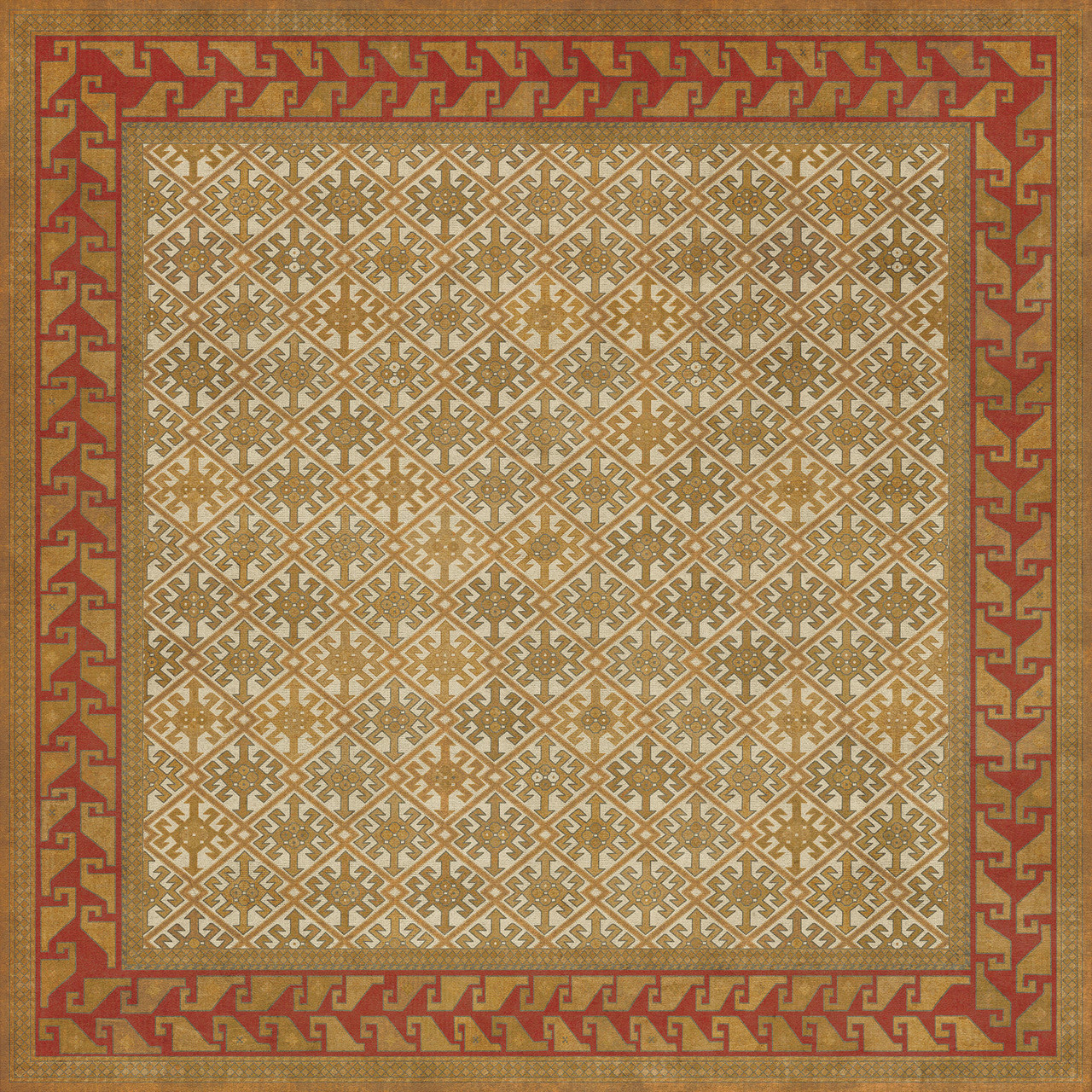 Daghestan Oolibka - vinyl floor cloth 84x84