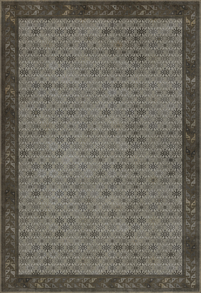 Daghestan Vokzal - vinyl floor cloth 120x175