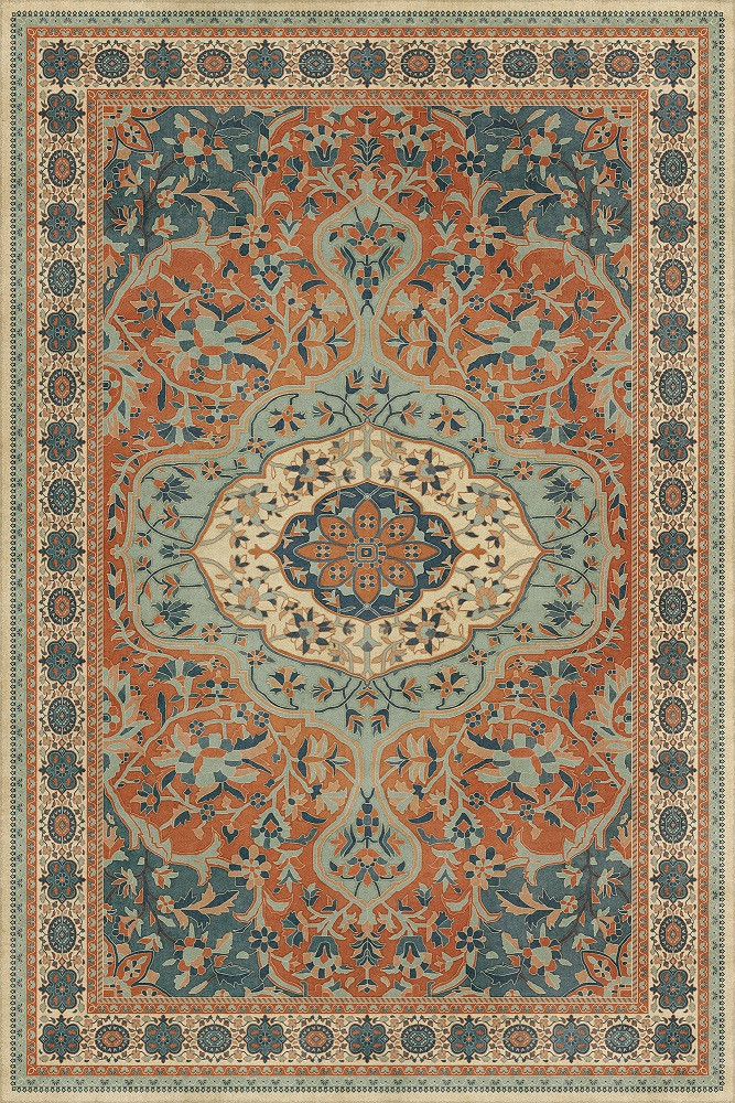 Farahan Ava - vinyl floor cloth 72x108