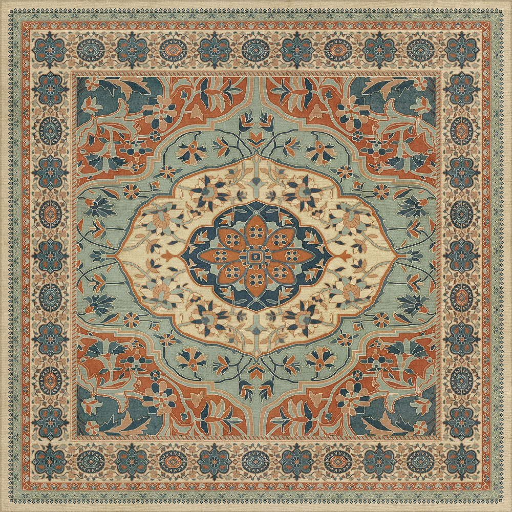 Farahan Ava - vinyl floor cloth 60x60