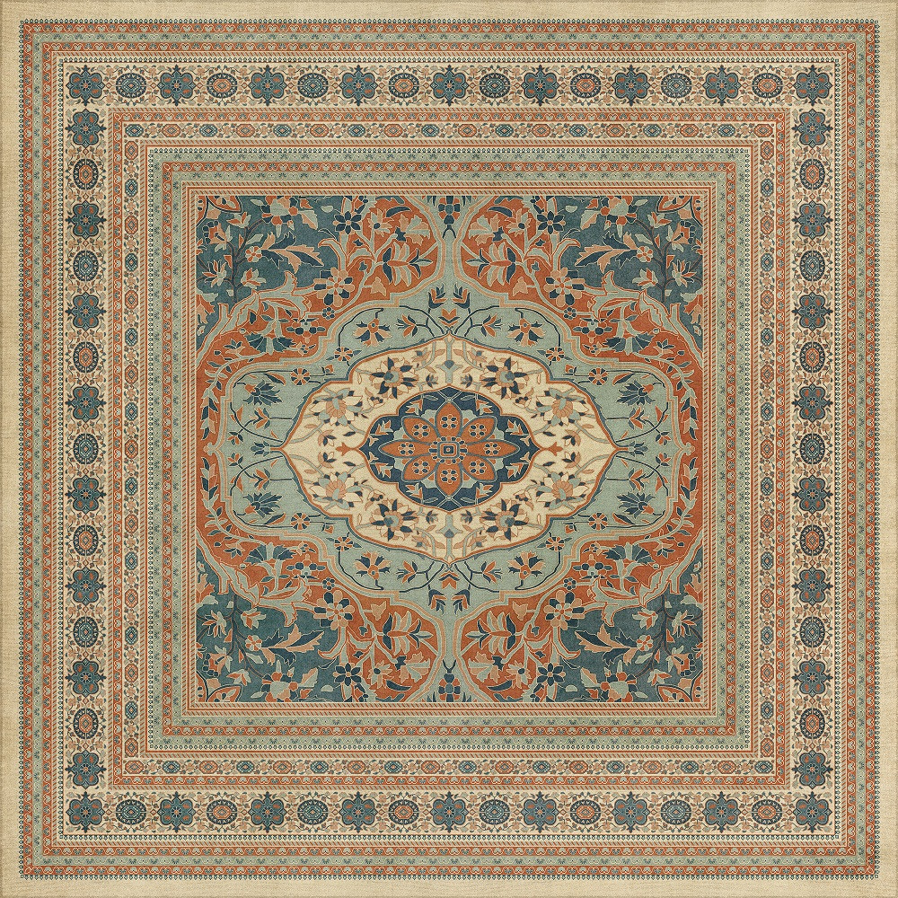 Farahan Ava - vinyl floor cloth 96x96
