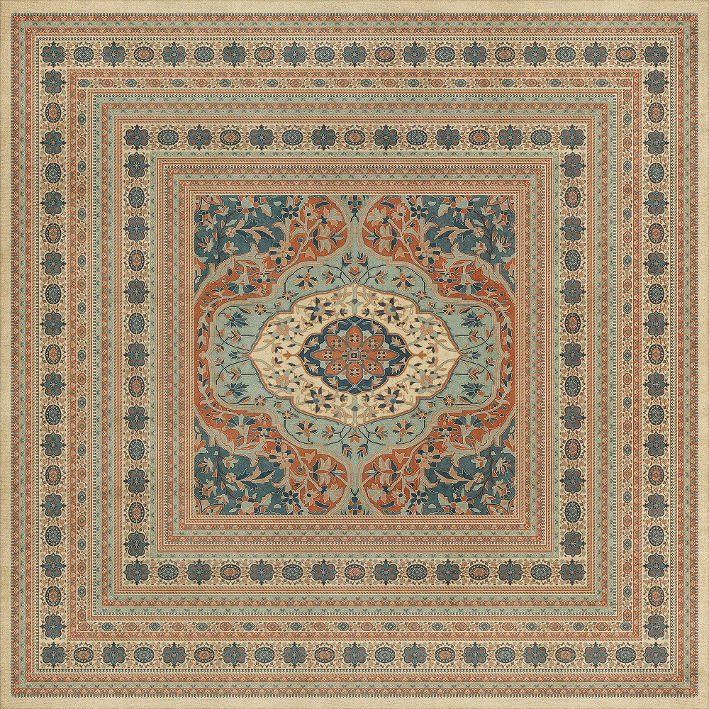 Farahan Ava - vinyl floor cloth 120x120