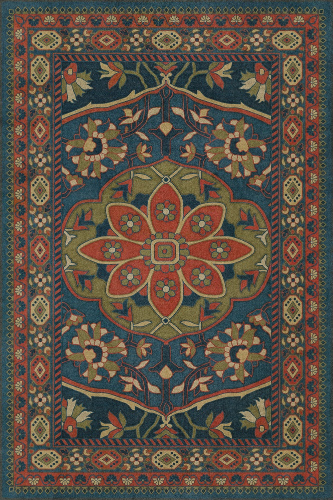 Farahan Delara - vinyl floor cloth sizes 20x30, 24x36