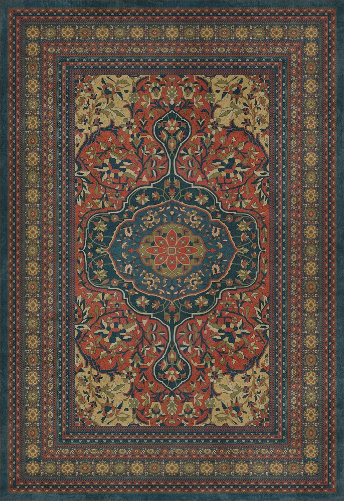 Farahan Delara - vinyl floor cloth 96x140