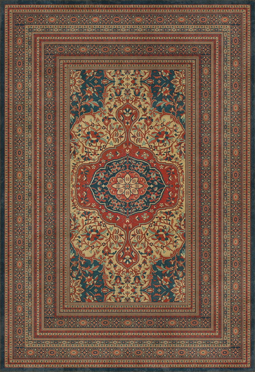 Farahan Farid - vinyl floor cloth 120x175