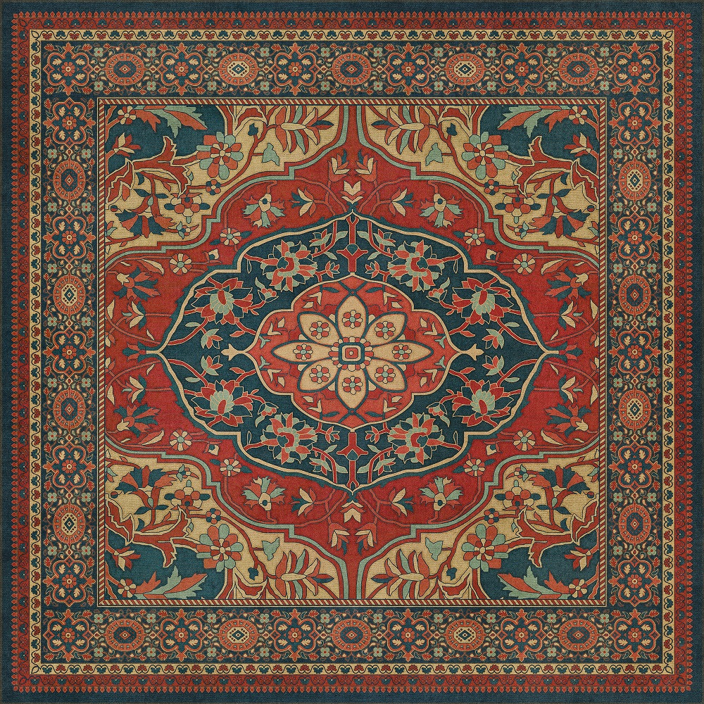 Farahan Farid - vinyl floor cloth 60x60