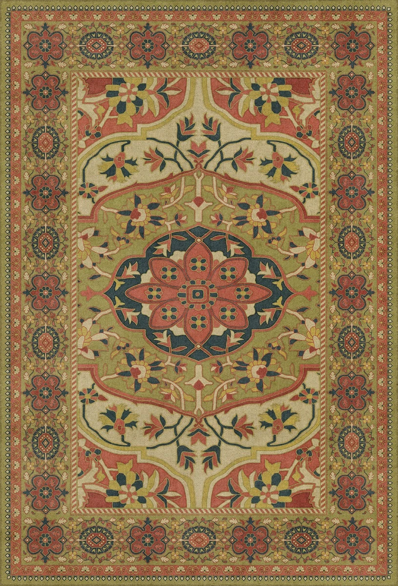 Farahan Mehr - vinyl floor cloth sizes 30x44, 38x56