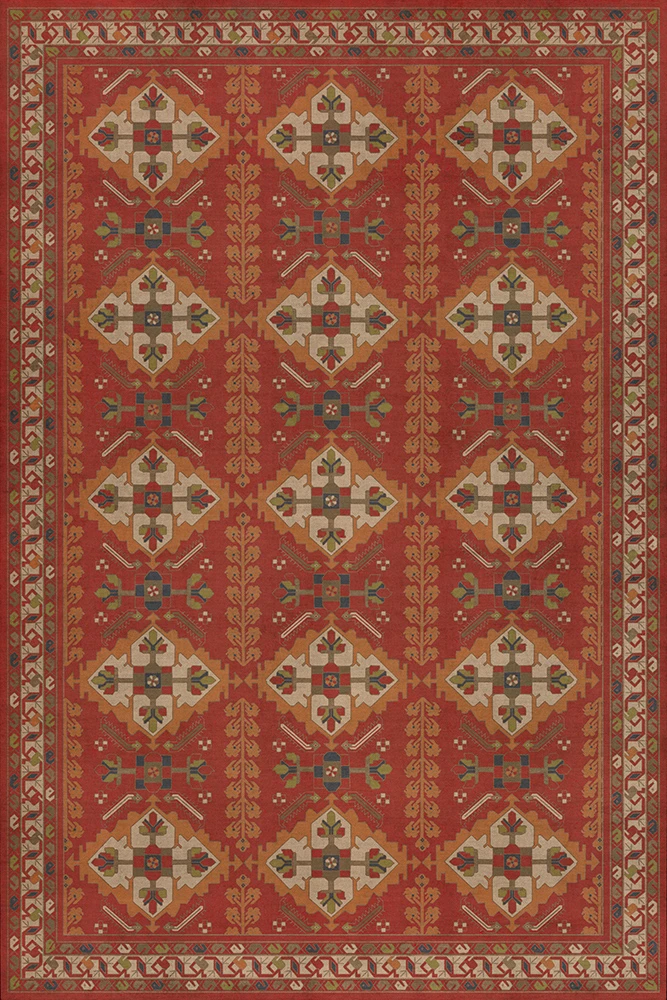 Hamadan Arkadas - vinyl floor cloth 72x108