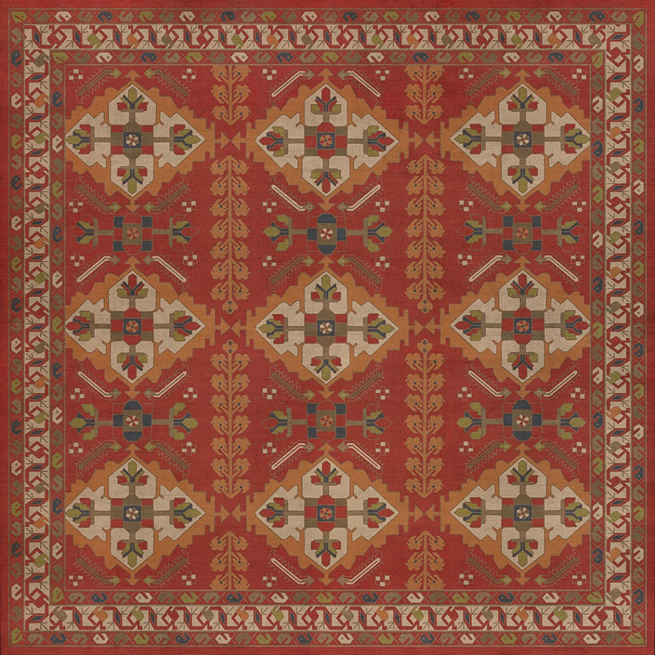 Hamadan Arkadas - vinyl floor cloth 60x60