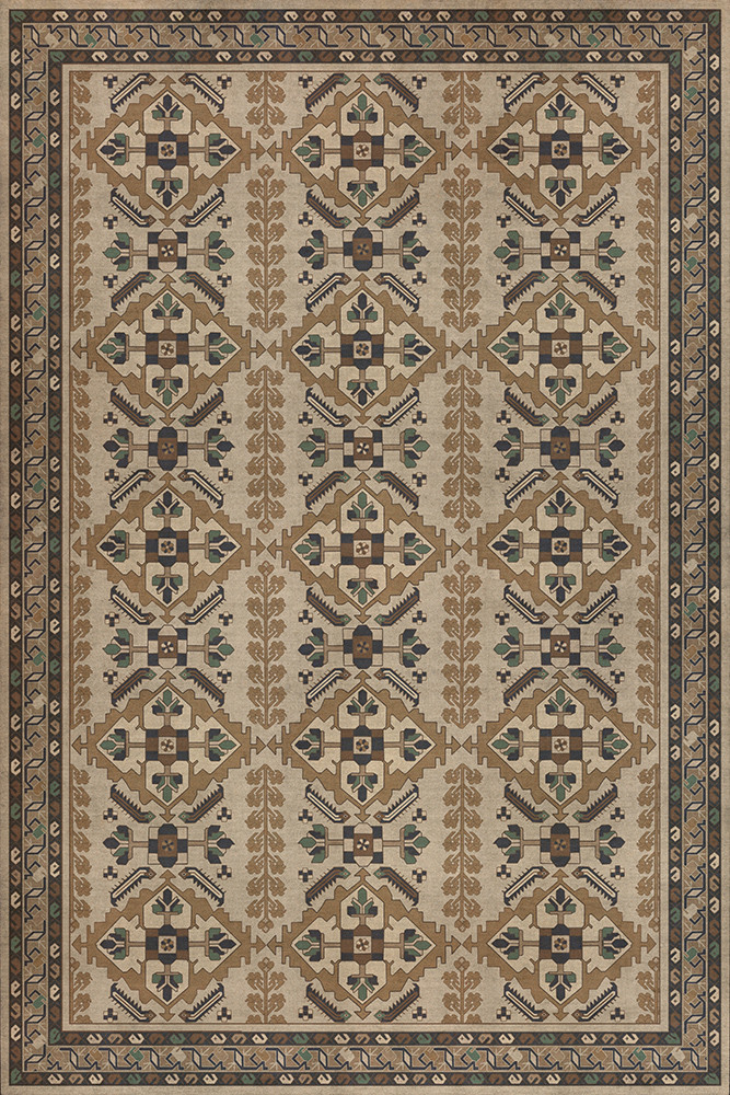 Hamadan Babayani - vinyl floor cloth 72x108