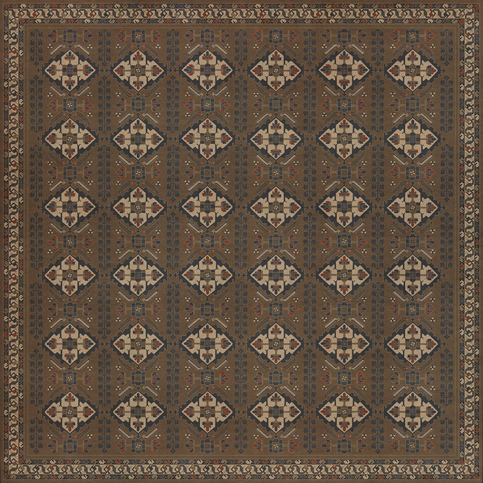 Hamadan Hadi - vinyl floor cloth 120x120